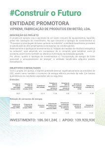 PRR – Candidatura Apoio à Descarbonização da Indústria